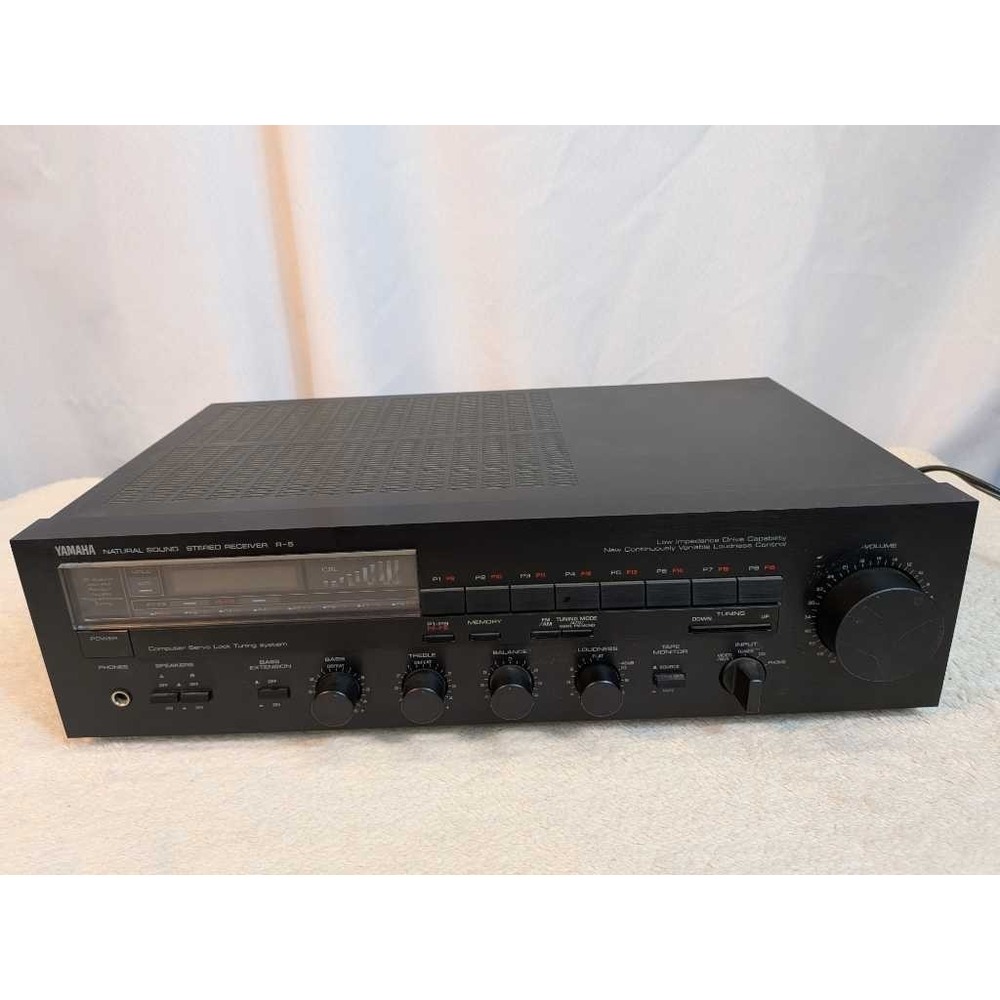 Yamaha Natural Sound Stereo Receiver R-5 Black Computer Servo Lock Tuning System - Picture 4 of 16